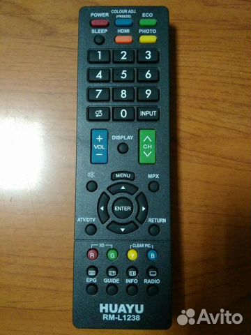 Пульт Sharp RM-L1238 универсальный