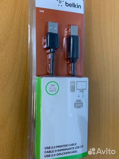 Belkin USB кабель для принтера 3 м