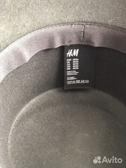 Шляпа женская шерсть