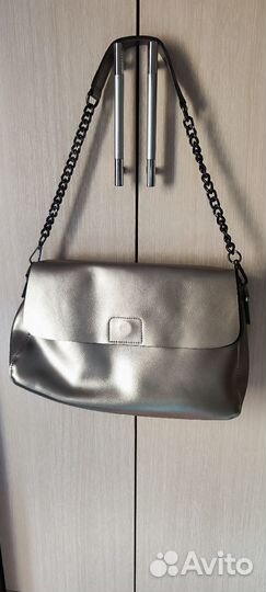 Сумка натуральная кожа на цепочке