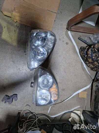 Передние фары на priora 1