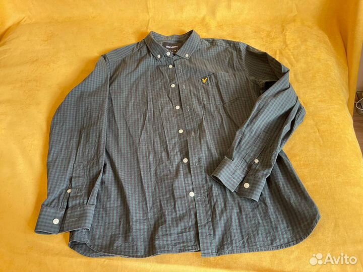 Рубашка Lyle And Scott Gingham Check Shirt Black/G