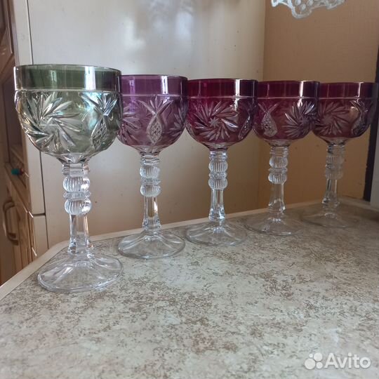 Хрустальные фужеры для шампанского