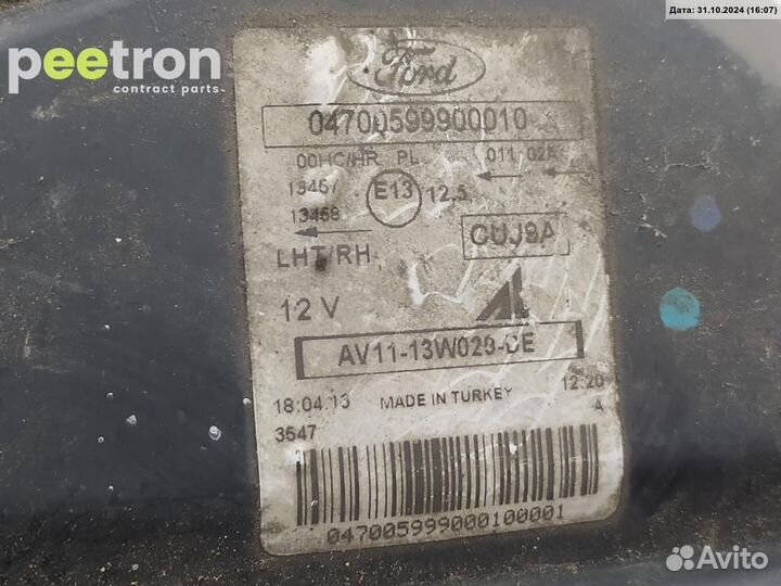 Б/У Б/У Фара правая 1806437AV1113W029DE ford