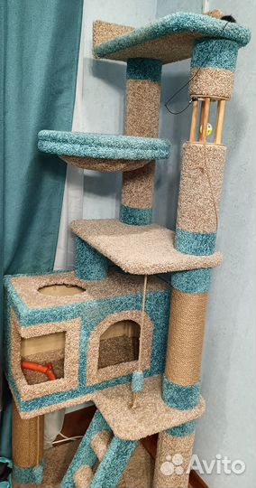 Игровой комплекс домик для кошек