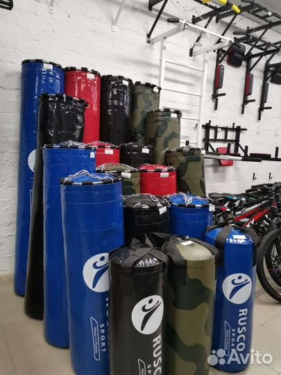 Груша, мешок боксерский (резиновая крошка) 150 см