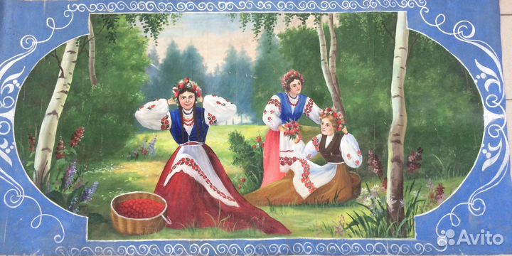 Картина маслом на холсте 