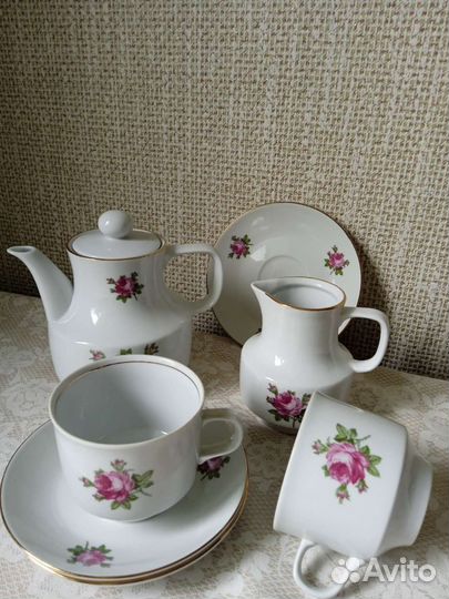 Чайный кофейный сервиз ГДР неполный