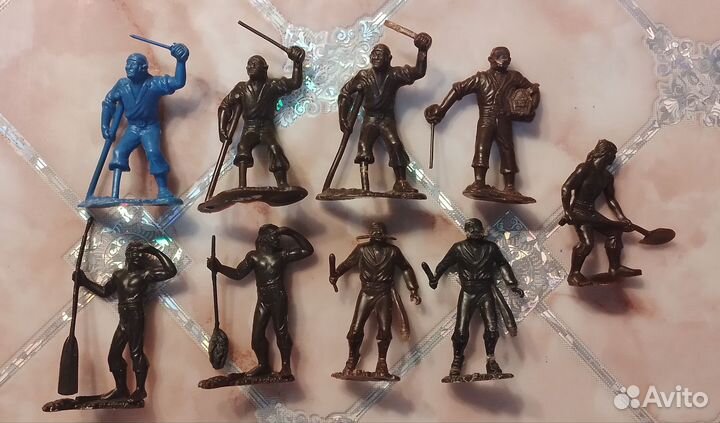 Солдатики СССР. Индейцы, пираты дзи