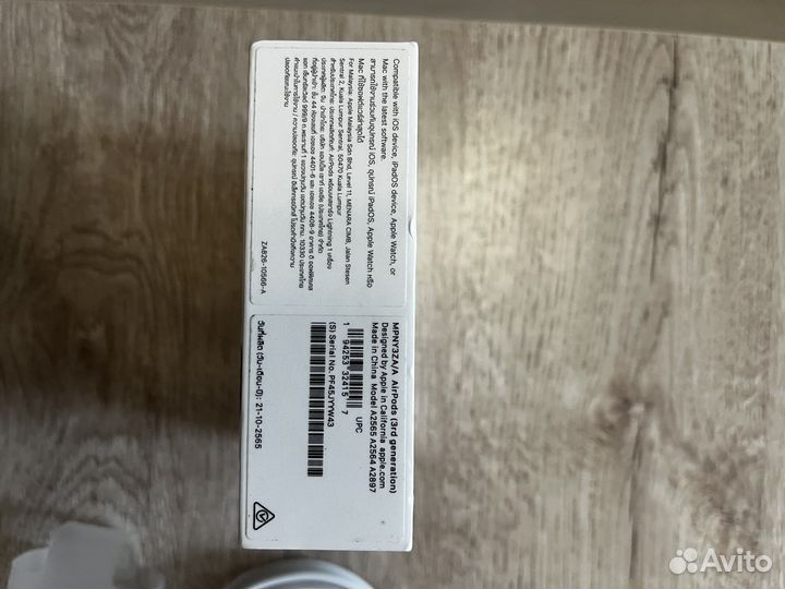 Наушники apple airpods 3