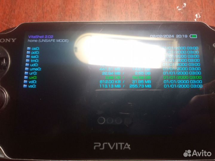 Sony Playstation Vita fat (64gb)