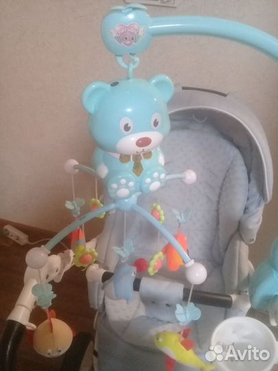 Музыкальная карусель с пультом управления