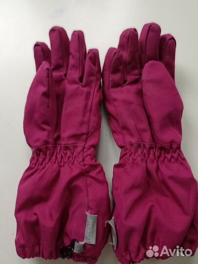 Перчатки непромокаемые для девочки 7-8 лет