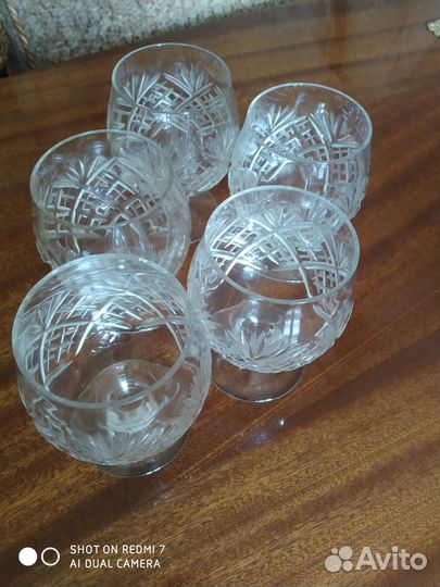 Посуда из хрусталя времён СССР