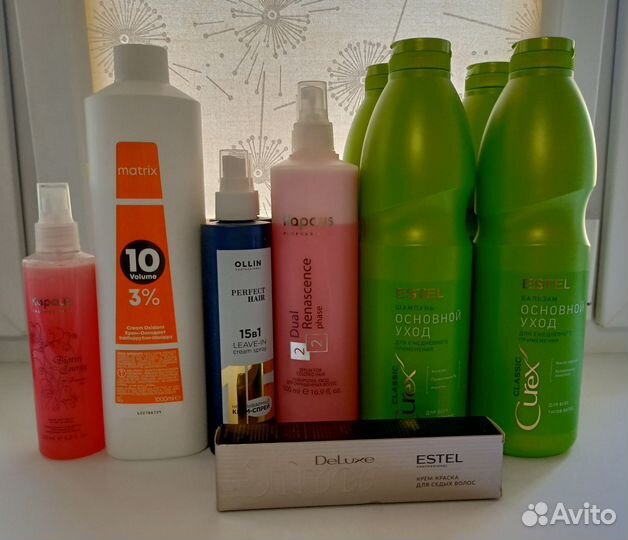 Шампунь, бальзам Estel, Kapous, Matrix, Ollin