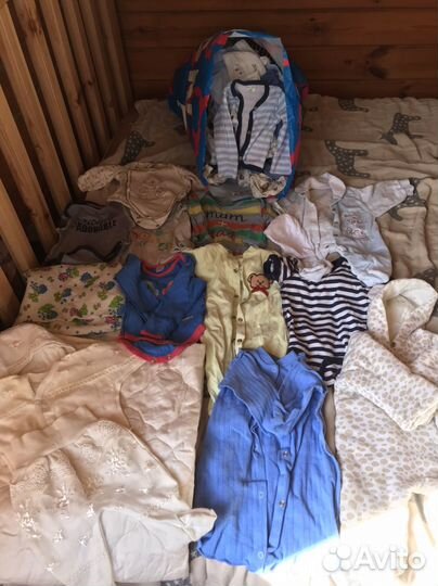 Вещи для мальчика и девочки(0-3 месяца)