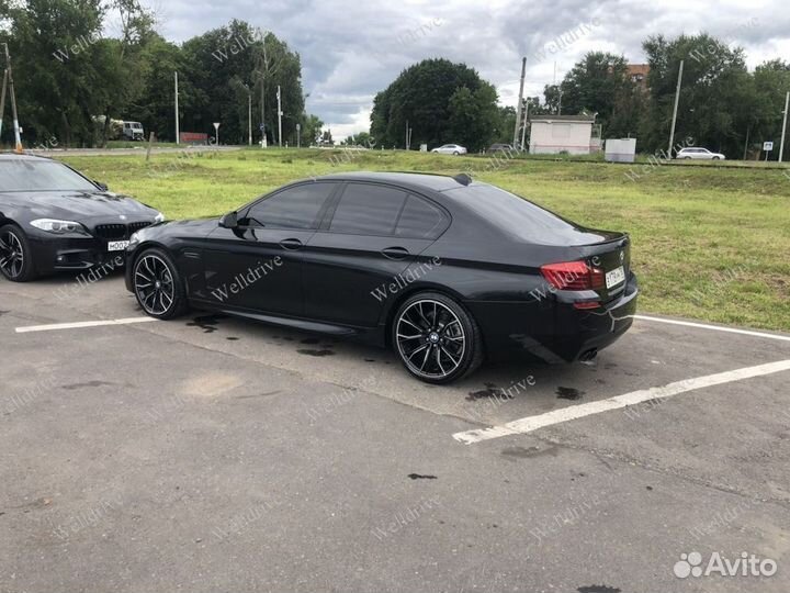 Спойлер BMW 5 F10 М5 на багажник черный глянец