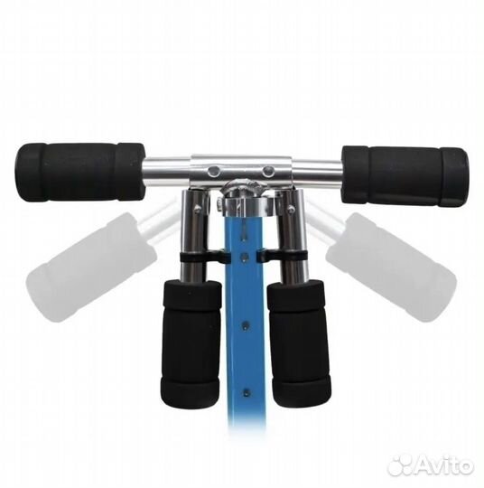 Новый Самокат снегокат bluesky лыжи+свет колёса