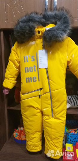 Зимний комбинезон для девочки 92