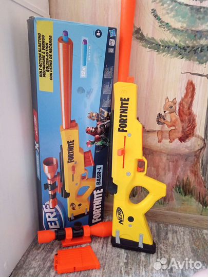 Игрушка ружьё Nerf Fortnite