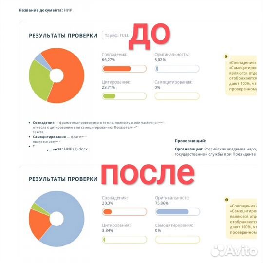 Рерайт Повышение уникальности Антиплагиат.вуз