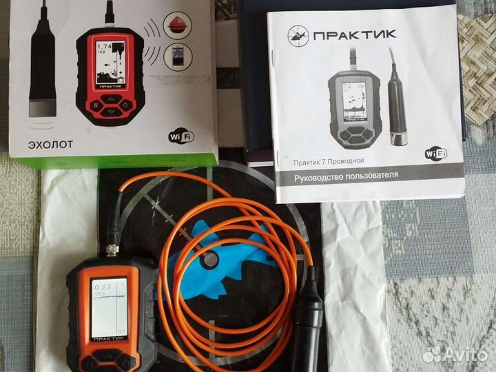 Эхолот практик 7 проводной