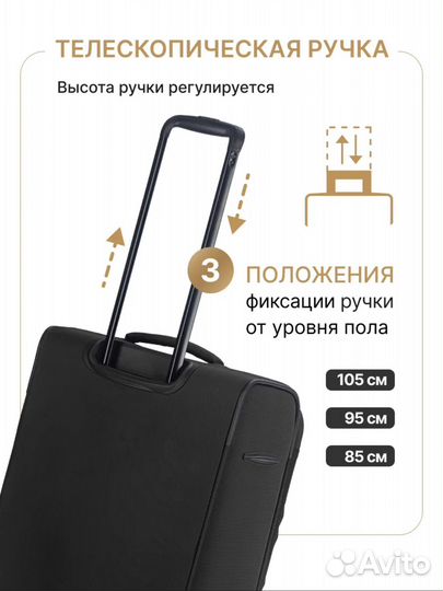 Чемодан на колесах новый в упаковке