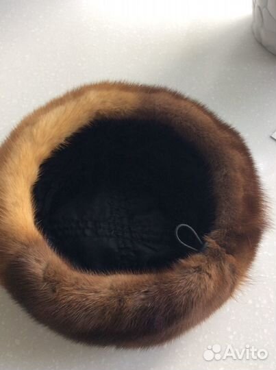 Берет норковый