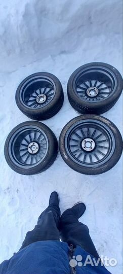 Колёса в сборе летние r17 4x100