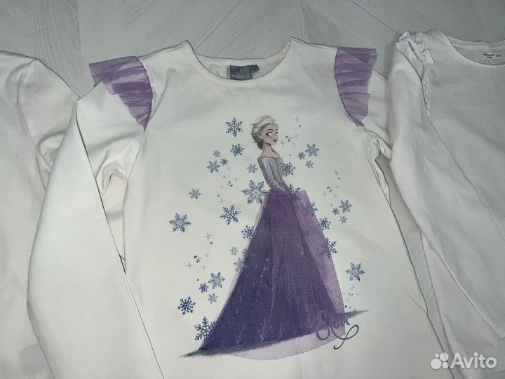 Пакетом Одежда для девочки 122-128 см. H&M, Disney