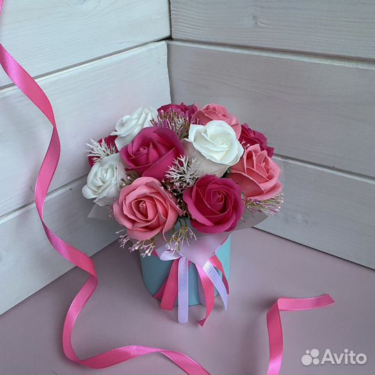 Букеты из мыльных цветов