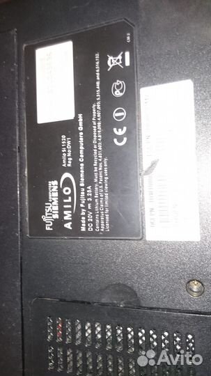 Fujitsu-Siemens amilo SI1520 запчасти к ноутбуку