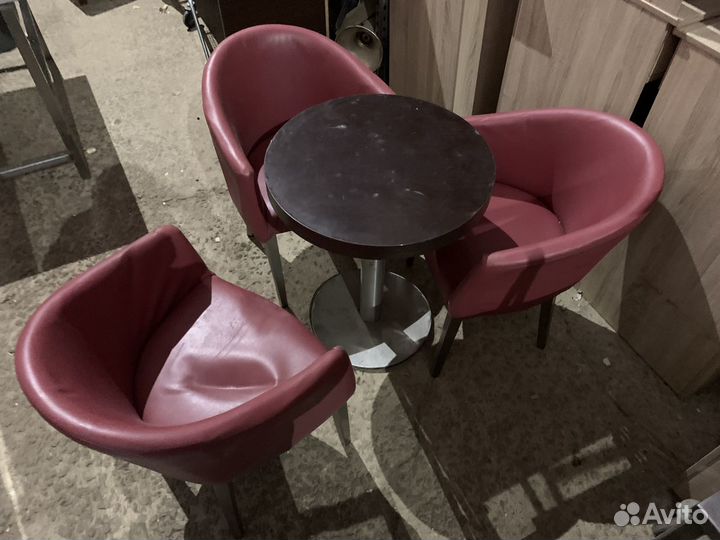 Кресло для кафе цветик семицветик бордо