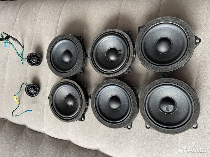 Штатные динамики BMW x7. х3