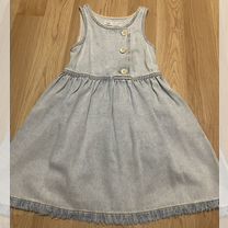 Сарафан джинсовый zara 128 для 6,7,8 лет, Москва