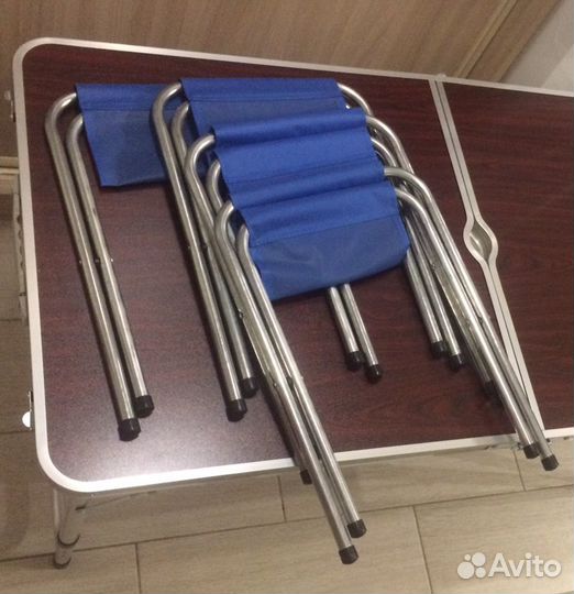Стол складной туристический со стульями новый