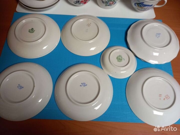 Фарфоровая посуда,блюдца,чашки,пары СССР