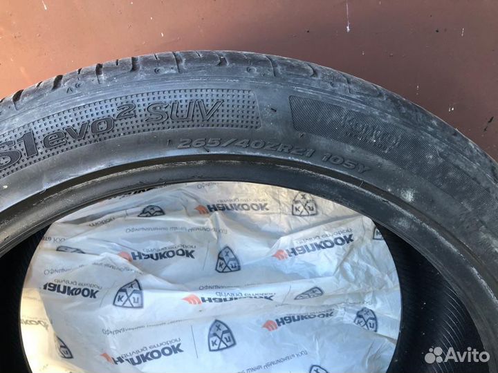 Hankook Ventus S1 Evo2 SUV K117A 265/40 R21 107T