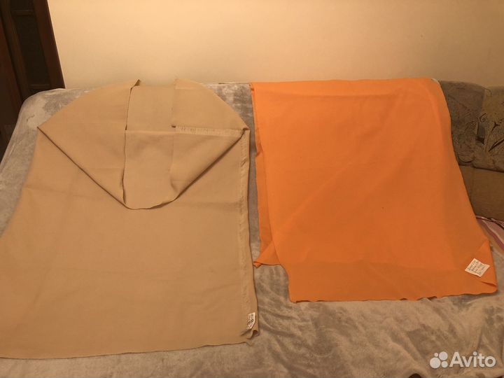 Кримплен, 2 отреза, 1970-е гг., импортный