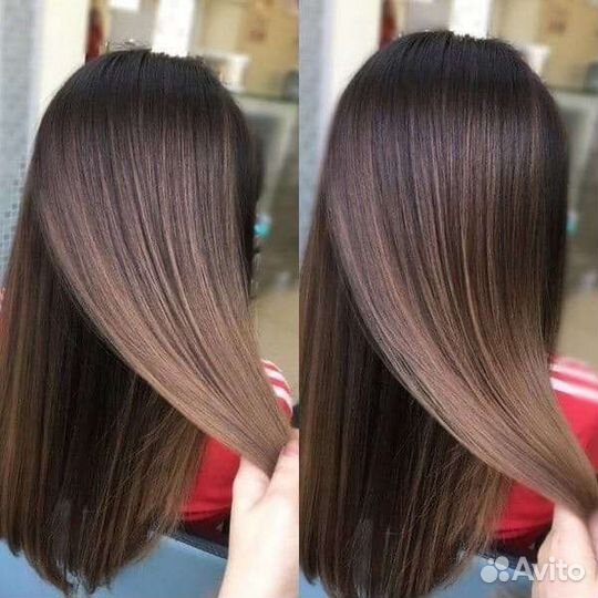 Стрижка и окрашивание волос