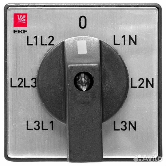 Переключатель кулачковый пк-1-64 10А для вольтметр