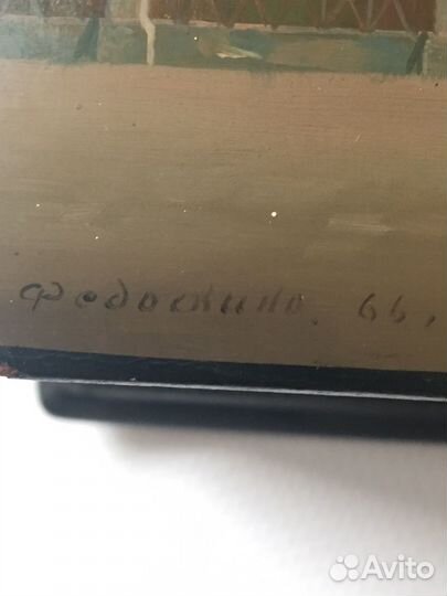 Шкатулка федоскино