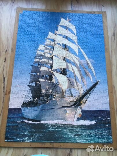 Картина из пазлов Картина на папирусе