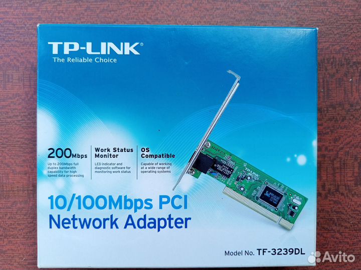 Сетевая карта TP-link PCI новая