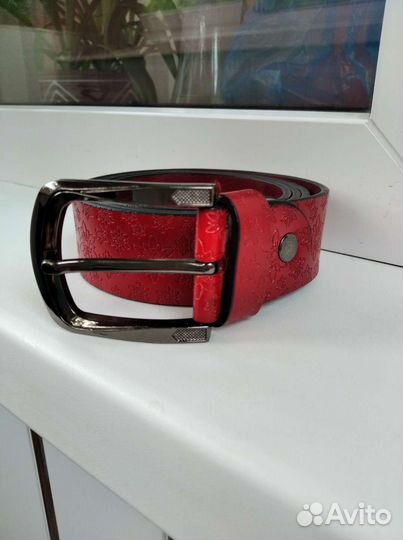 Ремень женский, мужской об. талии 95-110 нат кожа