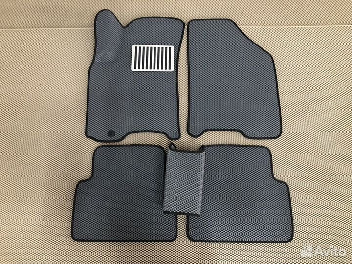 Коврики EVA Chevrolet Lacetti серые + подпятник