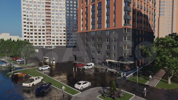 3-к. квартира, 68,4 м², 22/25 эт.