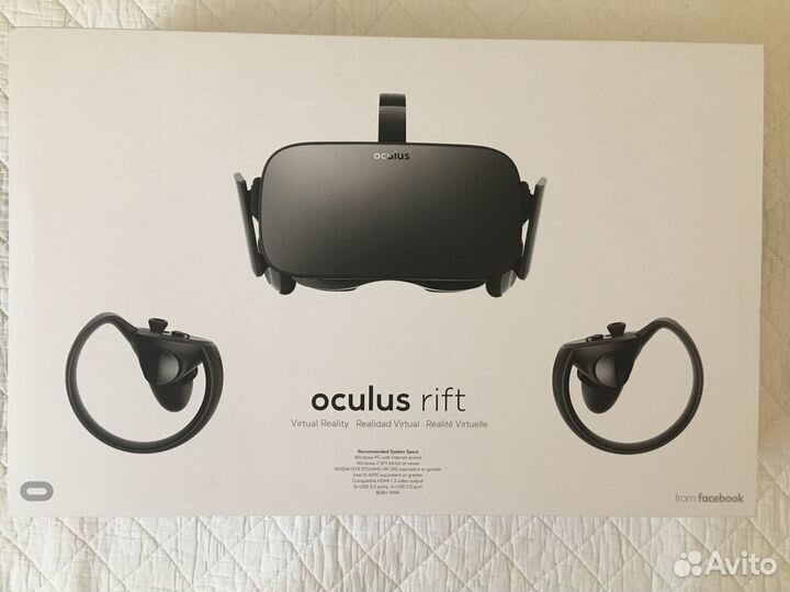 Шлем виртуальной реальности Oculus Rift для пк