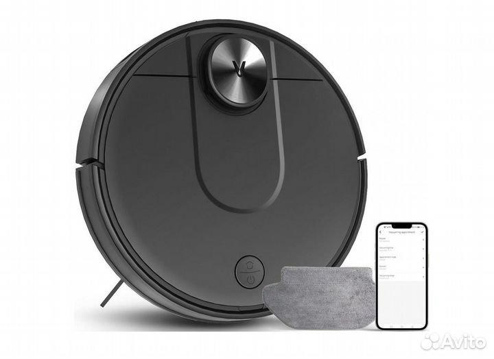 Робот-пылесос Viomi Robot Vacuum V2 Max, черный