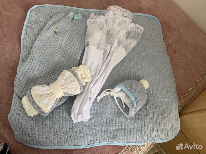 Зимний конверт на выписку